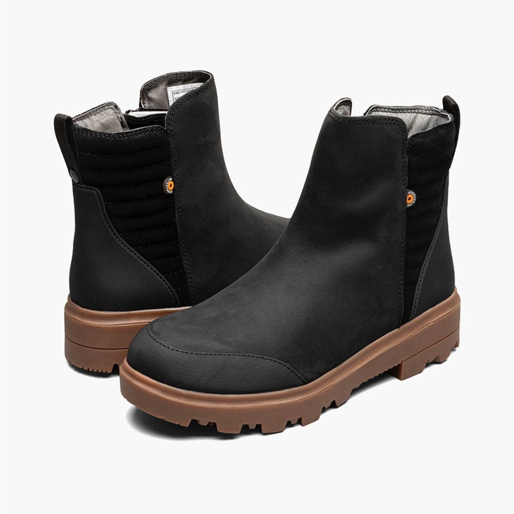 Bogs Holly zip II black size 8